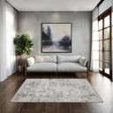 Renwil Chloe 1'2" x 1'2" Ft Handwoven Indoor Rug - Grey