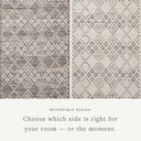 Denim / Ivory / 3'-6" x 5'-6"