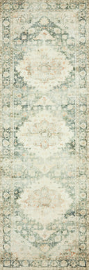 Teal / Ivory / 2'-6" x 9'-9"