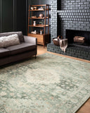 Teal / Ivory / 7'-6" x 9'-6"