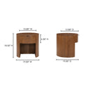 Brown / 1 Drawer