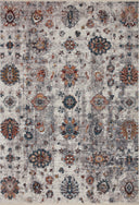 Ivory / Multi / 5'-3" x 7'-9"