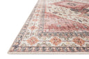 Ivory / Berry / 3'-6" x 5'-6"