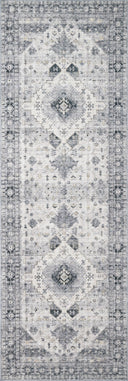 Silver / Grey / 7' x 9' Oval