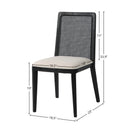 Oyster Linen / Black Frame