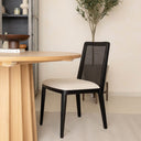 Oyster Linen / Black Frame