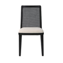 Oyster Linen / Black Frame