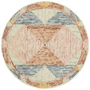 Ivory / Multi / 3'-6" x 5'-6"