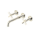 Polished Nickel / Cross Handle