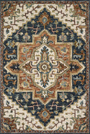Blue / Multi / 2'-3" x 3'-9"