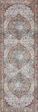 Red / Multi / 3'-6" x 5'-6"