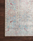 Red / Teal / 3'-6" x 5'-6"