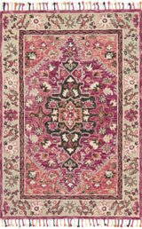 Raspberry / Taupe