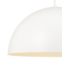 Renwil Ozona 27.5" Wide 1-Light Chandelier - Matte Off-White