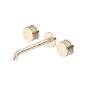 Satin Nickel / Ivory Wheel Handle