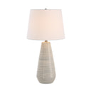 Everren Pera 26.25" Height Table Lamp - Gray And Ivory
