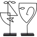 Renwil Posie Indoor Iron Statue - Matte Black