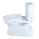 TOTO Vespin II 1G Two Piece Elongated 1.0 GPF Universal Height Skirted Toilet with Cefiontect and Right Hand Trip Lever