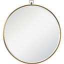 Renwil Azam 34" Tall Round Wall Mirror - Yellow