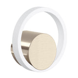 Satin Nickel / Matte White
