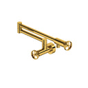 Unlacquered Brass / Ivory Wheel Handle