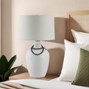 Everren Naranja 29.75" Height Table Lamp - Textured White
