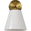 Renwil Kai 9.75" Length Wall Sconce - Antique Brushed Brass