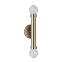 Renwil Dasia 12" Burnished Brass 2-Light Wall Sconce