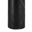 Renwil Tyne 25" Tall Powder Coated Matte Black Iron Table Lamp with Drum Linen Shade