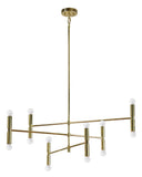 Renwil A xis 74.5" Length Ceiling Fixture - Gold