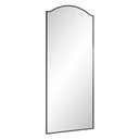 Renwil Balina 72" Tall Rectangular Arch Mirror - Matte Black