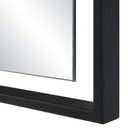 Renwil Marco 40" Tall Rectangle Wall Mirror - Black