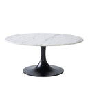 Renwil Lovisa Indoor Aluminum Table - Antique Brass
