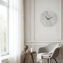 Renwil Dayton Wall Clock - Honed White