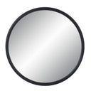 Renwil Namur 36" Tall Round Mirror - Matte Black