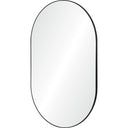 Renwil Webster 40" Tall Oval Wall Mirror - Black
