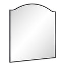 Renwil Bandon 40" Tall Arch Wall Mirror - Black