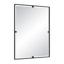 Renwil Marco 40" Tall Rectangle Wall Mirror - Black