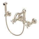 Satin Nickel / Metal Cross Handle