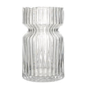 Renwil Gladys Indoor Mouth Blown Glass Glass Vase - Clear Fluted