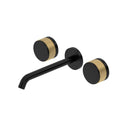Matte Black / Antique Gold / Ivory Wheel Handle
