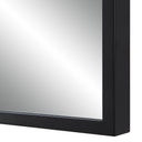 Renwil Bandon 40" Tall Arch Wall Mirror - Black
