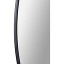 Renwil Cori 40" Tall Round Wall Mirror - Black