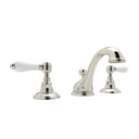 Polished Nickel / Porcelain Lever Handle