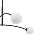 Renwil Nube 54" Wide 4-Light Chandelier - Matte Black