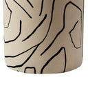 Renwil Rachelle Indoor Cotton Stool - Cream