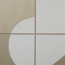 Renwil Erula 48" Wide Wall Art - Matte White