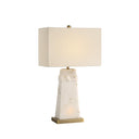 Everren Nisrine 28" Height Table Lamp - Off-White With Gold