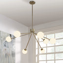 Renwil Mundo 46" Wide 7-Light Chandelier - Champagne