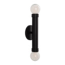 Renwil Alika 12" Powder Coated Matte Black 2-Light Wall Sconce